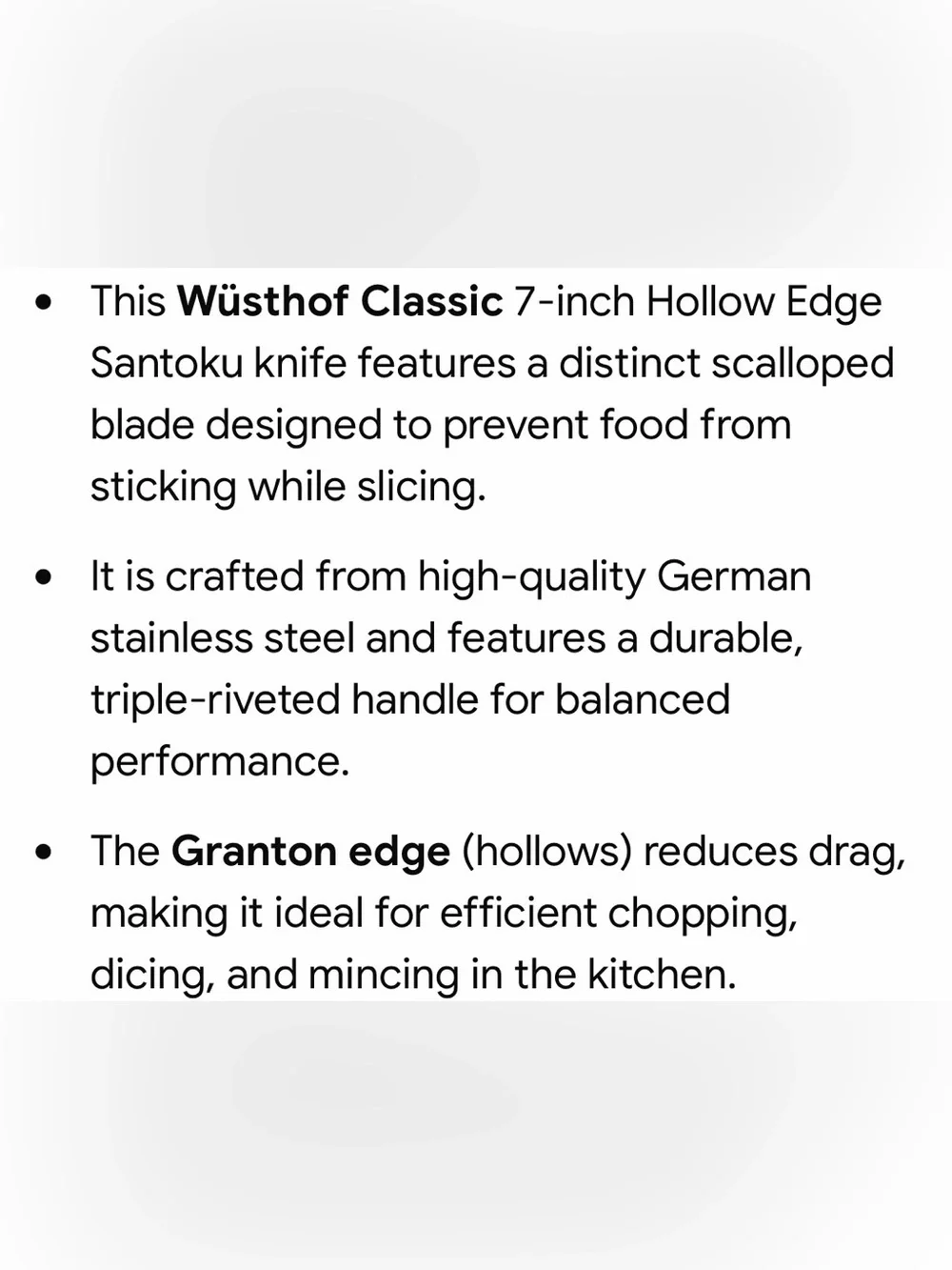 Wüsthof Classic Santoku Knife